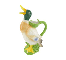 Karaffe Ente Keramik 17,7x11,4x29cm Mehrfarbig