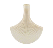 Keramikvase 23x10,5x27,5cm Cremeweiß