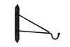 Wandhaken "Triangle" L mattschwarzes Metall 25x4x28cm