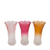 Glasvase 13x13x23,5cm Gemischt