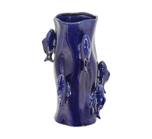 Keramikvase 20x18,2x31cm Blau