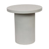 Table metal 38x38x38cm Off white