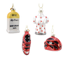 Ornament glas - Alp d'Huez - matt Farbe 4 assortie - L7.5-W5.7-H6.5cm