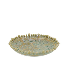 Plate round ceramic 37x37x8cm Multi