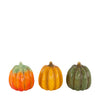 Pumpkin ceramic 9x8.5x9.5cm 3 Mixed