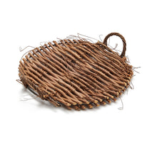 Natuurlijk dienblad rond 'Twiggy' Ø33cm