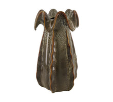 Vase ceramic 21x20x38cm Light brown