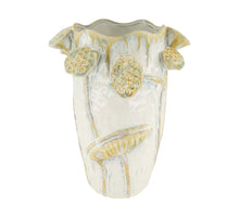 Vase ceramic 27x26x35cm Off white