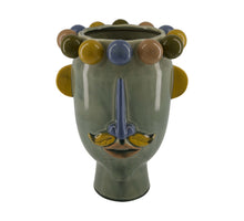 Vase head ceramic 22.5x22.5x32cm Multi
