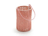 Lantaarn rond 'Lumière' nude pink 16cm