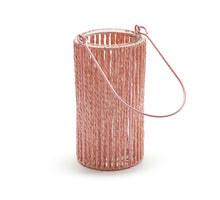 Laterne rund 'Lumière' Nude Pink Ø11x20,5cm