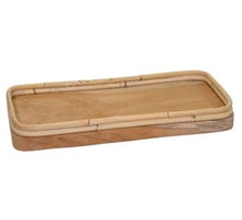Dekowood Teak Rattan Rechteck L38B18H4 cm