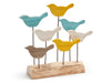 Vögel 'Summer' Holz auf Block 23cm