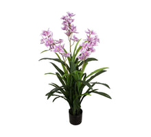 Künstliche Cymbidium Pflanze 40x40x150cm Lila