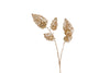 Kunstzweig "Physalis 5x" L goldfarben Seide 75cm