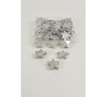 Kokossterne silber 3cm 50 Stück