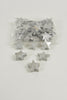 Kokossterne silber 3cm 50 Stück