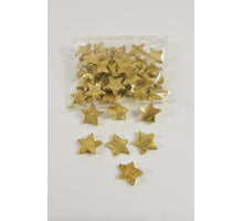 Kokossterne gold 3cm 50 Stück