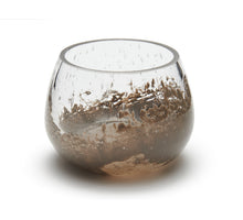 Glas 'Sparkle' aarde D10 H7,5cm