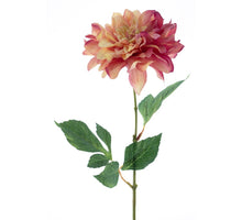 Dahlia spray Farmer peach/pink 64cm