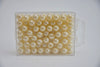 Perlen los Champagner 10mm 115st.