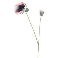 Mohnblumen-Spray Ola lila 75cm