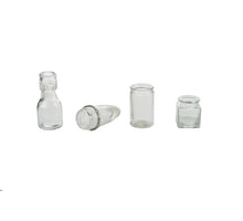 Glasflaschen 4-10,5 cm Mix Transparent