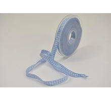 Nastro Vichy 10mm x 20mtr sky