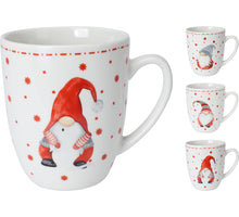 PORZELLANBECHER 340ML 10X9X10CM 3 VERSCHIEDENE WEIHNACHTSMOTIVE