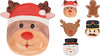 PORZELLAN-SCHILD 16X12X2CM 6 VERSCHIEDENE WEIHNACHTSMOTIVE