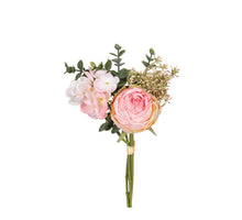 Ranunkel-/Hortensienstrauß, Höhe 28 cm, rosa