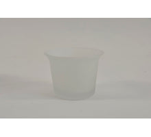 Schachtel mit 24 Waxine Glas gefrostet weiß D6,7 H4,5cm