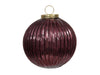 Glassball shiny burgandy 100mm