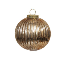 Glassball shiny gold 100mm
