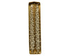 Set/2 Dinnerkerzen Wachs "Baum" Glitzergold D2,2 H25cm