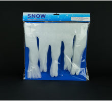 Eiszapfenrand 200X32cm / Brandhemmend / Polyester / Polybeutel