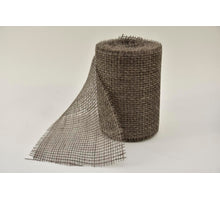 Korbgeflecht mit Glas und Rohrgriff grau D12 H11/22cm