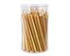 Kerzenhalter 22er Set Weihnachtsbaumkerzen Dinner Metallic Gold D1,3 H10,5cm