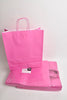 Tragetasche Fuchsia kraft 35+14x40cm a 50 Stück gedreht handv.