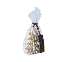 Kerze ''Baum'' Wachs Champagner H12.5 D7cm in Verpackung