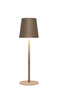 TAFELLAMP USB OPLAADBAAR MINI 27,5X7CM TAUPE
