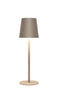 TAFELLAMP USB OPLAADBAAR MINI 27,5X7CM ZAND