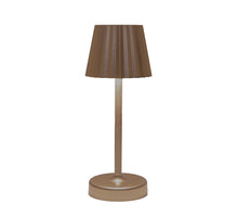 Drahtlose Tischleuchte, warmweiß, dimmbar, LED, inklusive USB-Kabel, 26,5 x 10,5 cm, Bronze
