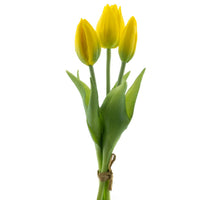 Real Touch Holland Tulip bundle Sally x3 yellow 25cm