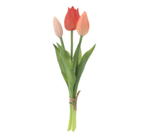 Real Touch Holland Tulip bundle Sally x3 orange/peach/pink 25cm