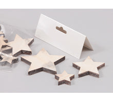 pbh. 17 wooden stars natural ass