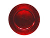 pc. 1 plastic plate red Ø20 cm