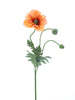 Poppy spray Casper orange 93cm