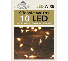 LED INDOOR KOPERDRAAD 40L/2M LED CLASSIC - WERKT OP 2XAA