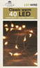 BELEUCHTETE JUTE 20LED/1M KLASSISCH - FUNKTIONIERT AUF 2XAA
